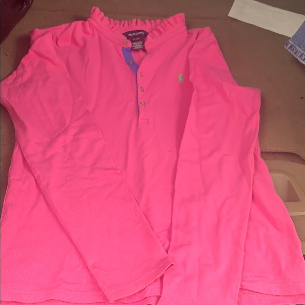Girls Ralph Lauren long sleeve shirts